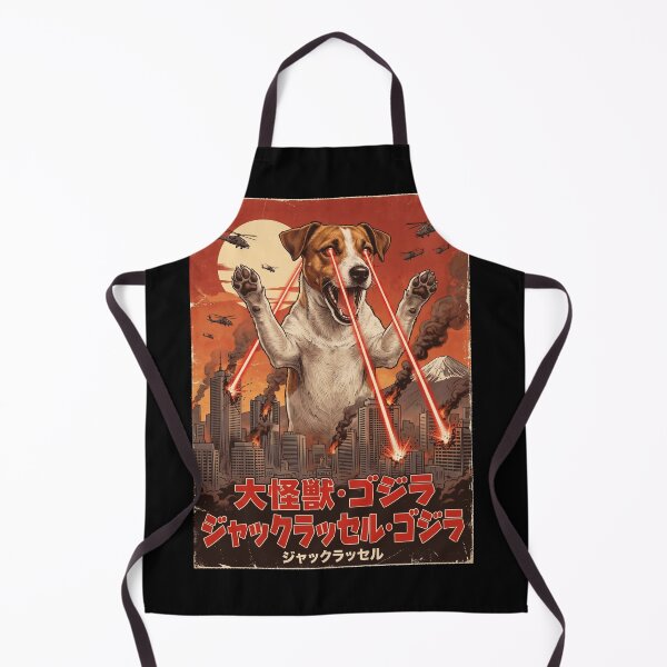 Item preview, Jack Russell Terrier Dogzilla Japanese Fuji Art Dog Owner designed and sold by DoodleTortle.