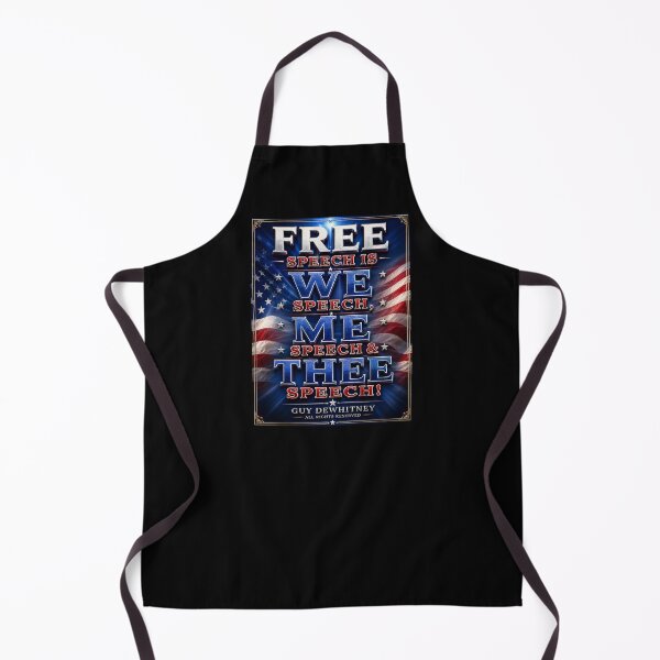 Item preview, "Free Speech Is We Speech, Me Speech & Thee Speech!" — First Amendment Patriot Poster | Guy DeWhitney designed and sold by HereticsCrusade.