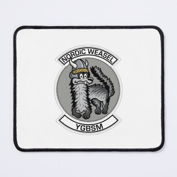 Item preview, Nordic Weasel YGBSM Aviation Patch designed and sold by CharlieDesings.