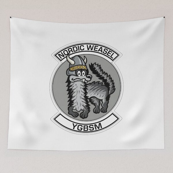 Item preview, Nordic Weasel YGBSM Aviation Patch designed and sold by CharlieDesings.