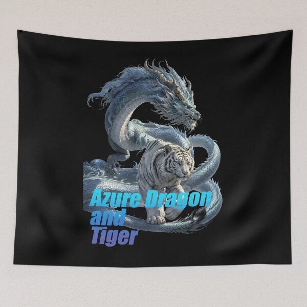 Item preview, Azure Dragon and Tiger designed and sold by LOVEARTDESIGN.