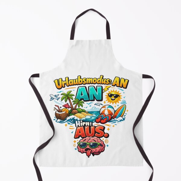 Item preview, Vacation mode ON, brain OFF. Design – Summer beach motif for maximum relaxation, beach feeling & good mood. designed and sold by CoolContent Factory.