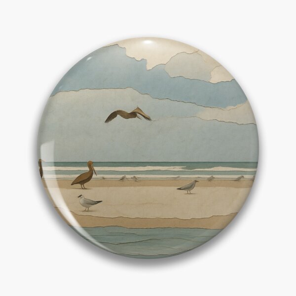 Item preview, Huguenot Beach Jacksonville Florida designed and sold by SnapStick Travel Stickers.