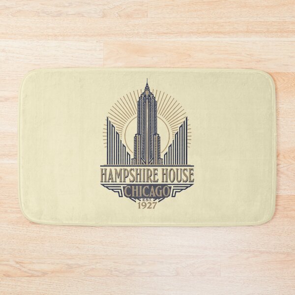 Item preview, Hampshire House Chicago vintage Art Deco building logo designed and sold by Rue Market.