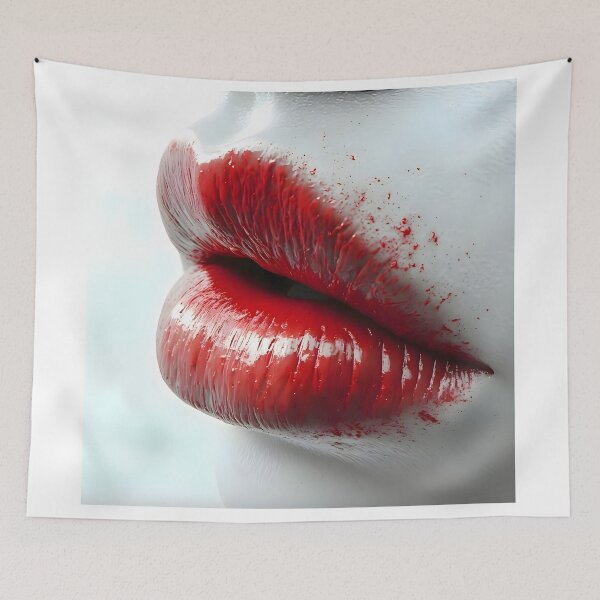 Item preview, Beautiful Bold Red Lips designed and sold by UrbanTempleArt.