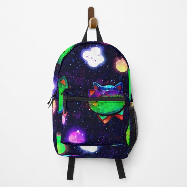 Item preview, Galaxy Neon Kawaii Cats Pattern – Cute Glowing Space Cat Aesthetic Design designed and sold by IMuDesigner.