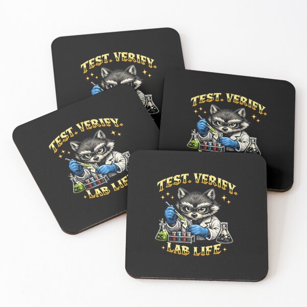 Item preview, Gothic Raccoon Medical Laboratory Scientist MLS Medical Laboratory Technician MLT Lab Week Appreciation Gift Clinical Laboratory Professional Test Verify Lab Life Design designed and sold by ClinicalHubs.