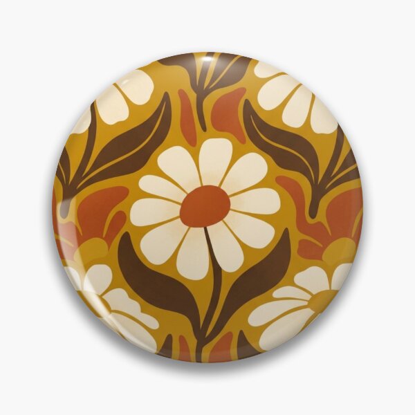 Item preview, Retro Groovy Daisy Floral Seamless Pattern designed and sold by FashioonTrends.