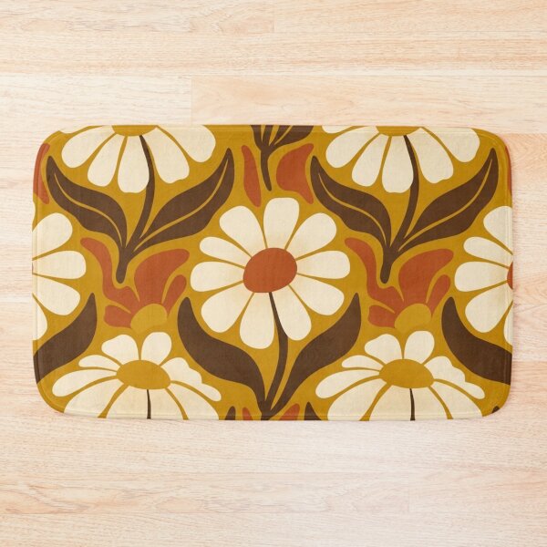 Item preview, Retro Groovy Daisy Floral Seamless Pattern designed and sold by FashioonTrends.
