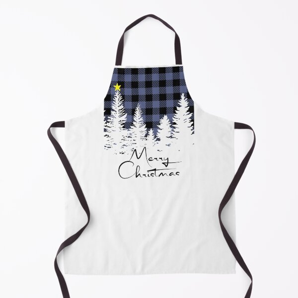 Item preview, Rustic Blue Buffalo Plaid Forest Merry Christmas designed and sold by GlueGunEnergy.