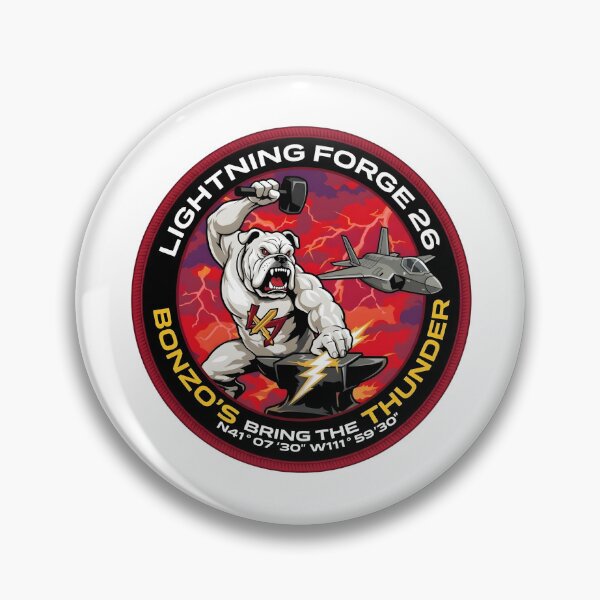 Item preview, Lightning Forge 26 Military Patch Design designed and sold by CharlieDesings.