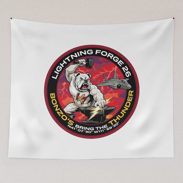 Item preview, Lightning Forge 26 Military Patch Design designed and sold by CharlieDesings.