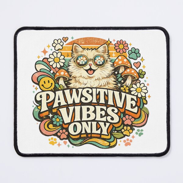 Item preview, Pawsitive Vibes, Pawsitive Vibes Only designed and sold by graphic-genie.