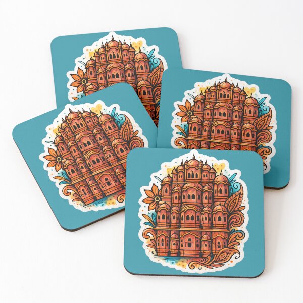 Item preview,  Vibrant Hawa Mahal Sticker designed and sold by krazzyremo.