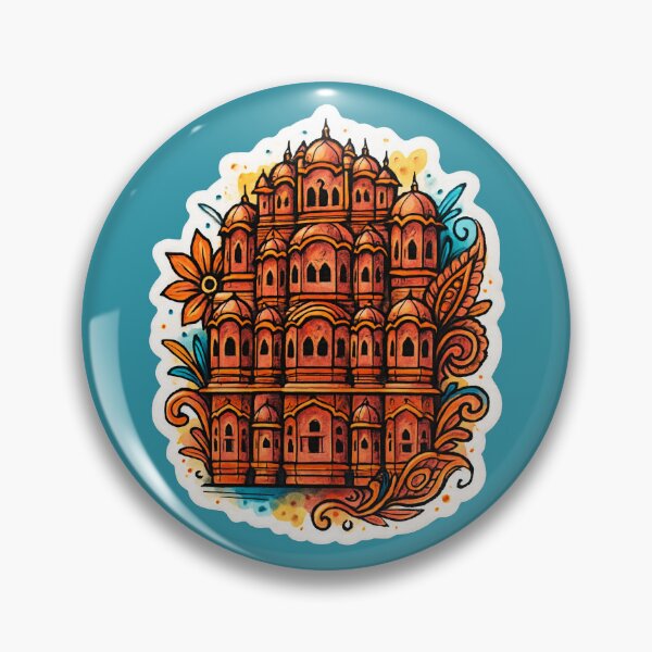 Item preview,  Vibrant Hawa Mahal Sticker designed and sold by krazzyremo.