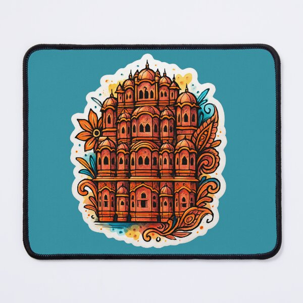 Item preview,  Vibrant Hawa Mahal Sticker designed and sold by krazzyremo.