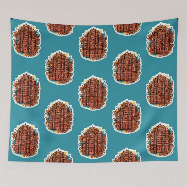 Item preview,  Vibrant Hawa Mahal Sticker designed and sold by krazzyremo.