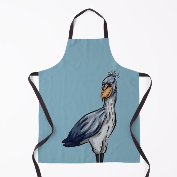 Item preview, Serious Shoebill Bird Illustration | Majestic Cartoon Wildlife Art designed and sold by MechanicalART.