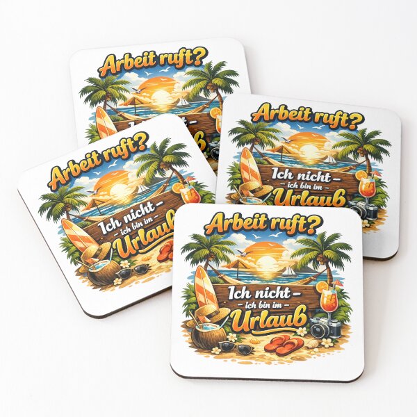 Item preview, Sun, beach, no work design – summer holiday motif for maximum laziness, vacation & work refusal. designed and sold by CoolContent Factory.