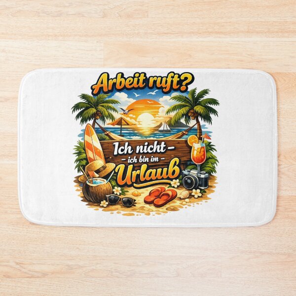 Item preview, Sun, beach, no work design – summer holiday motif for maximum laziness, vacation & work refusal. designed and sold by CoolContent Factory.