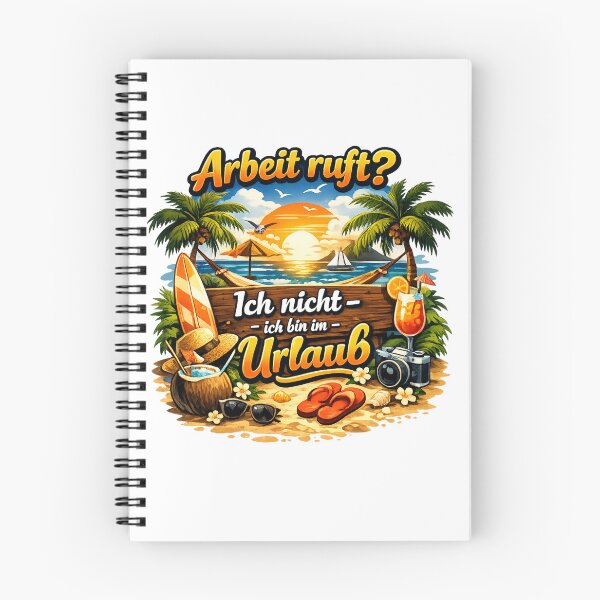Item preview, Sun, beach, no work design – summer holiday motif for maximum laziness, vacation & work refusal. designed and sold by CoolContent Factory.