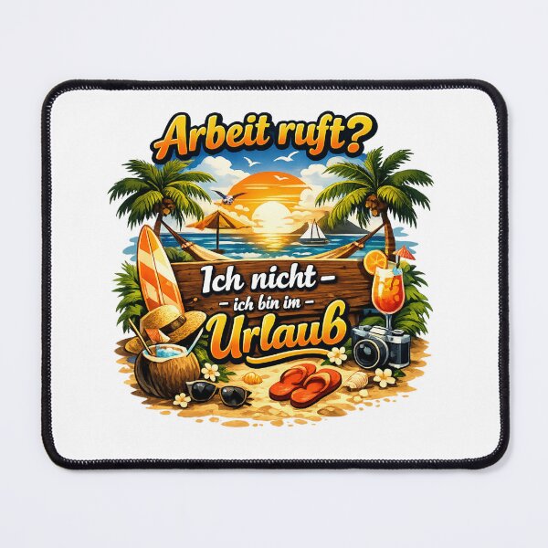 Item preview, Sun, beach, no work design – summer holiday motif for maximum laziness, vacation & work refusal. designed and sold by CoolContent Factory.