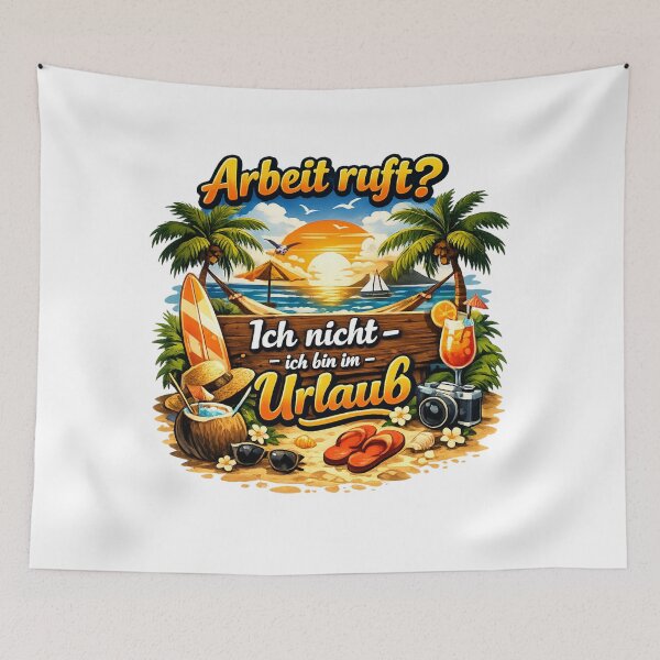 Item preview, Sun, beach, no work design – summer holiday motif for maximum laziness, vacation & work refusal. designed and sold by CoolContent Factory.