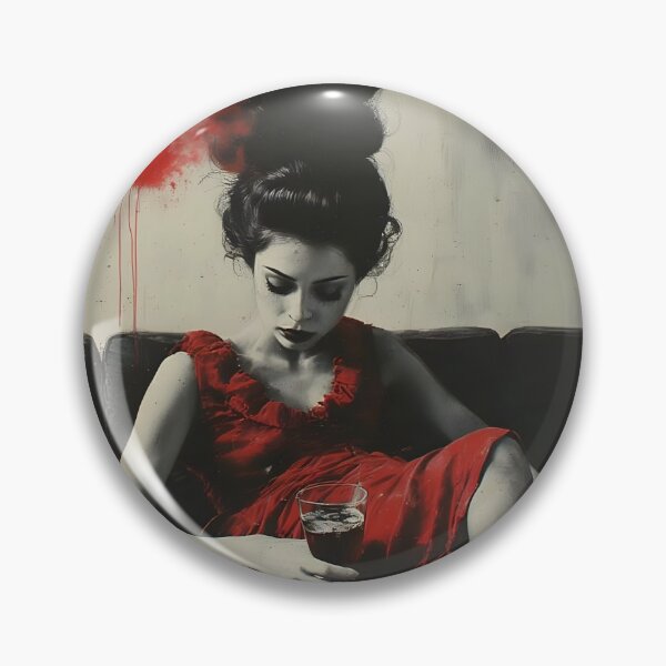 Item preview, Retro Suburban Cool Beehive Woman Portrait  designed and sold by UrbanTempleArt.