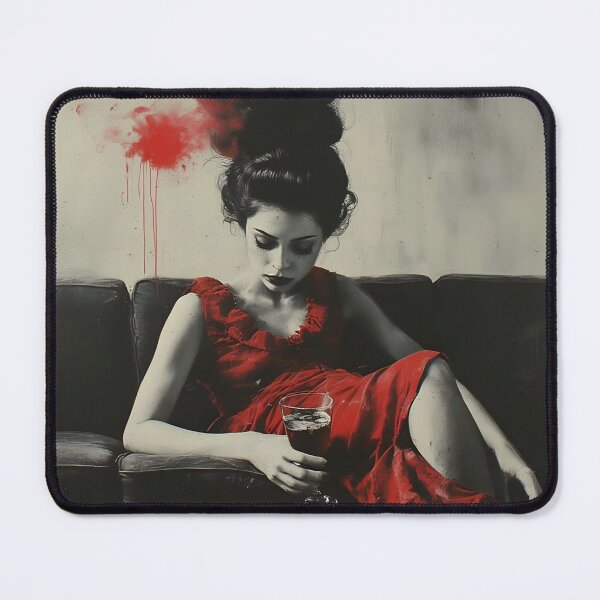 Item preview, Retro Suburban Cool Beehive Woman Portrait designed and sold by UrbanTempleArt.