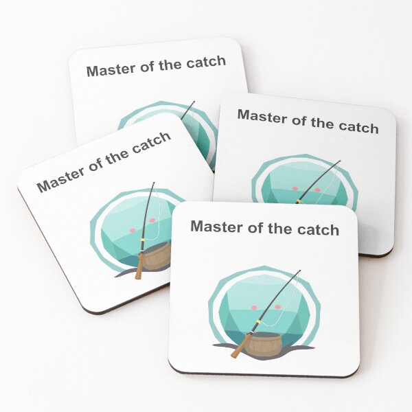 Item preview, "Master of the catch" - Fishing Tote Bag - Birthda designed and sold by QuirkThreadsCo.