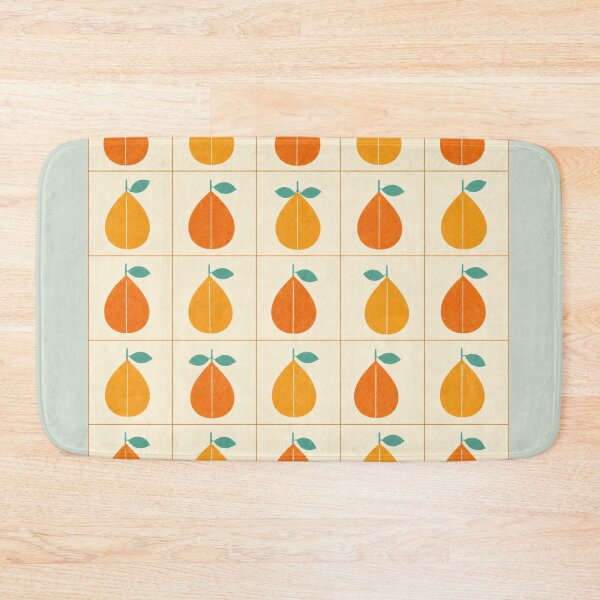 Item preview, Retro Pear Tile Pattern designed and sold by mellow-koko.