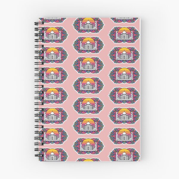 Item preview, Colorful Taj Mahal Tattoo Style Sticker designed and sold by krazzyremo.