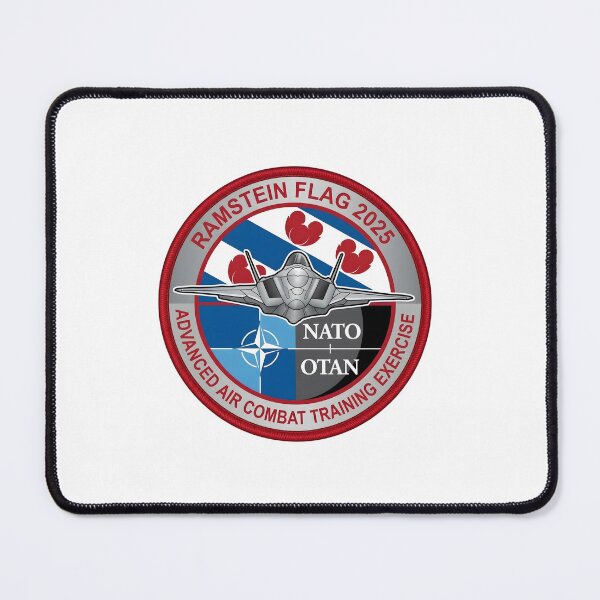 Item preview, Ramstein Flag 2025 NATO Exercise Patch Design designed and sold by CharlieDesings.