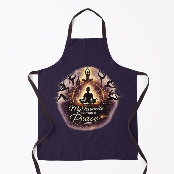 Item preview, My Favorite Position Is Peace – Elegant Yoga & Mindfulness Design designed and sold by warlistop.