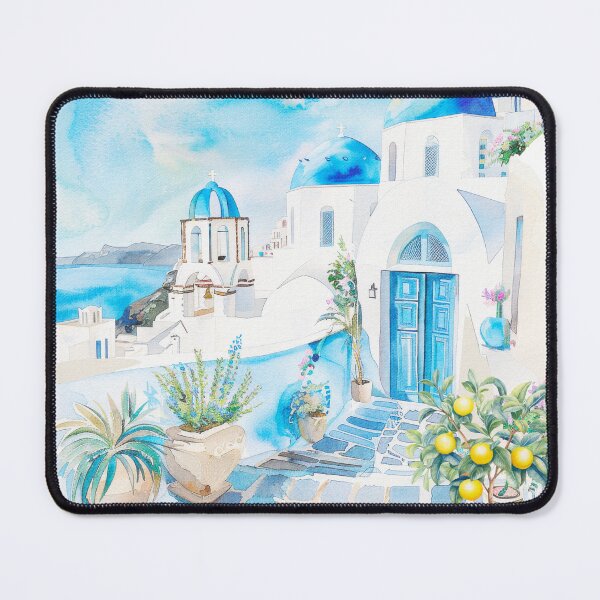 Item preview, A Sunny Day In Santorini Greece designed and sold by hurmerinta.