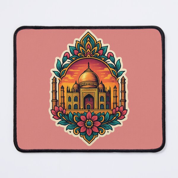 Item preview, Taj Mahal Sticker designed and sold by krazzyremo.