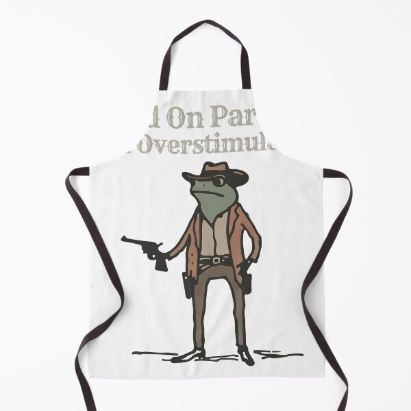 Item preview, Overstimulated Cowboy Amphibian Saying designed and sold by msolgray.