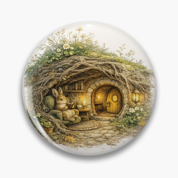 Item preview, Cozy Rabbit Burrow Cottagecore Woodland Gift designed and sold by CalmCapy Co.