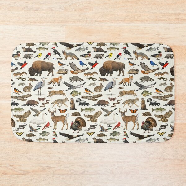 Item preview, Animals of Illinois Retro Style Identification Chart designed and sold by kakarikihill.