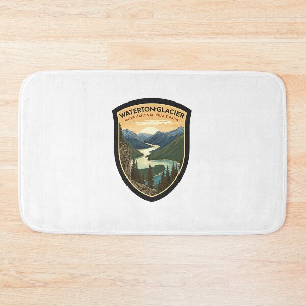 Item preview, Waterton-Glacier International Peace Park National Park Travel Souvenir Hiker designed and sold by Simsimah26Parks.