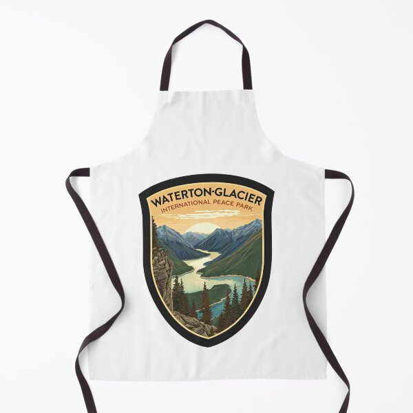 Item preview, Waterton-Glacier International Peace Park National Park Travel Souvenir Hiker designed and sold by Simsimah26Parks.