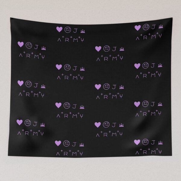 Item preview, BTS jungkook tattoo purple designed and sold by Morcawork.