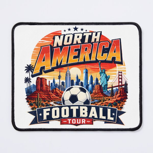 Item preview, football tour, usa tour, travel soccer, north america tour designed and sold by TrueArtVibes.