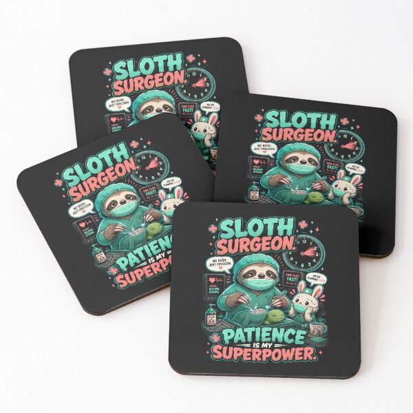 Item preview, Sloth Surgeon Shirt Patience Is My Superpower — Funny Doctor Nurse Gift Cute Sloth Medical Humor No Rush Just Precision Tee designed and sold by MaynyStudio.