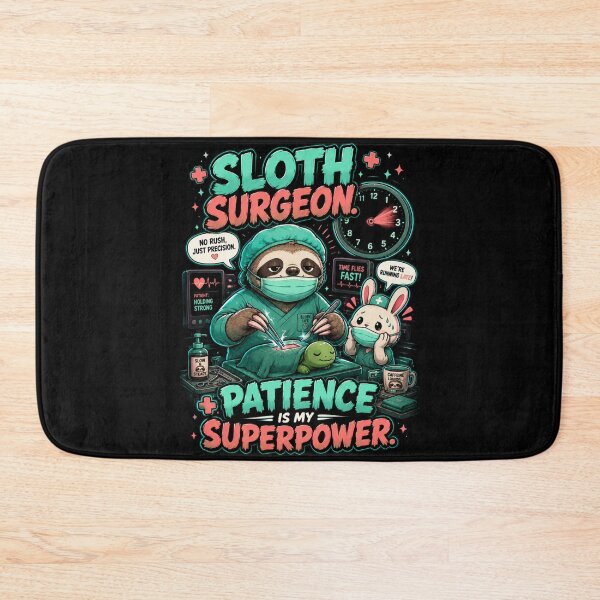 Item preview, Sloth Surgeon Shirt Patience Is My Superpower — Funny Doctor Nurse Gift Cute Sloth Medical Humor No Rush Just Precision Tee designed and sold by MaynyStudio.