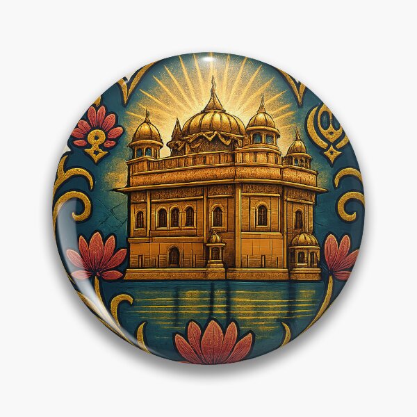 Item preview, Golden Temple Colorful Sticker designed and sold by krazzyremo.
