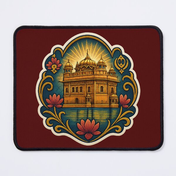Item preview, Golden Temple Colorful Sticker designed and sold by krazzyremo.