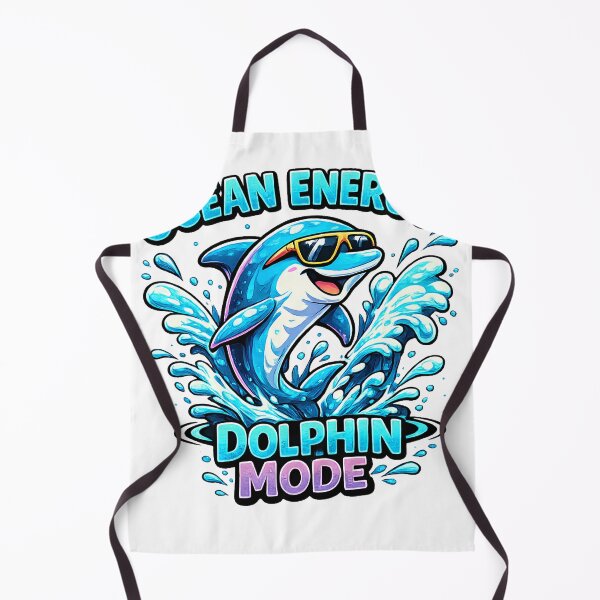 Item preview, Ocean Energy Dolphin Mode Cool Dolphin Cartoon Summer Beach T-Shirt designed and sold by M.Store.
