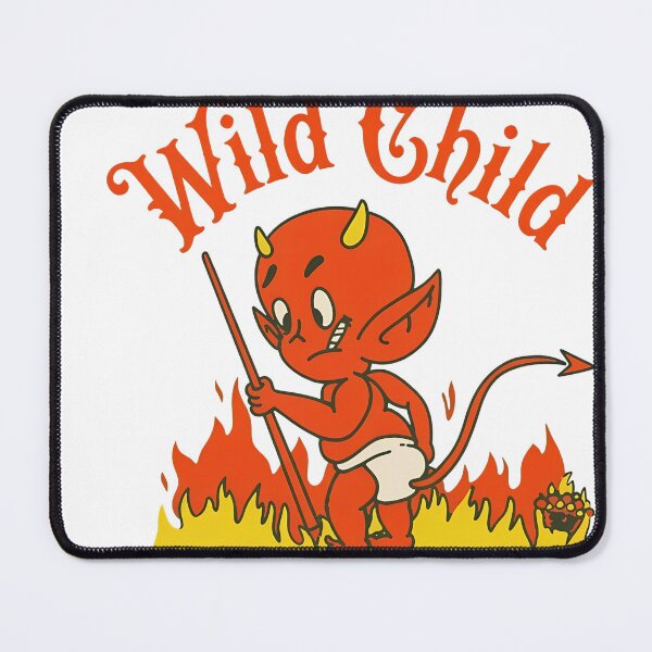 Item preview, Retro Devil Child Flame Music Graphic designed and sold by HumorInHues.