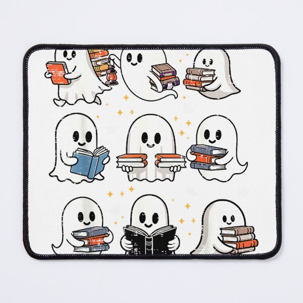 Item preview, Ghosts with Books Library Halloween Men Women Kids Teacher T-Shirt designed and sold by gidget-gadget.